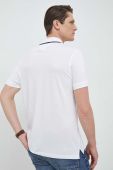 Поло Tommy Hilfiger чоловічий колір білий однотонний (3039679)