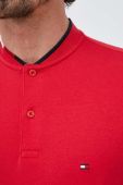 Бавовняне поло Tommy Hilfiger колір червоний однотонний (3123611)