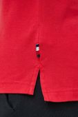 Бавовняне поло Tommy Hilfiger колір червоний однотонний (3123611)