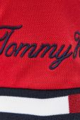 Бавовняне поло Tommy Hilfiger колір червоний з аплікацією (3113220)