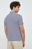 Бавовняне поло Polo Ralph Lauren колір синій візерунок (3058297)
