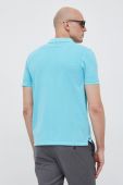 Бавовняне поло Joop! колір бірюзовий однотонний (3071010)