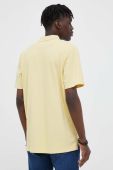 Бавовняне поло Wrangler колір жовтий однотонне
