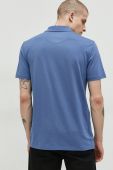 Поло HUGO чоловічий однотонний колір блакитний (3128635)