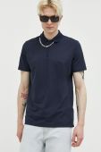 Поло HUGO чоловічий колір синій однотонний (3128630)