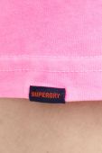 Бавовняне поло Superdry колір фіолетовий однотонний