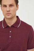 Поло Michael Kors чоловічий колір бордовий однотонний