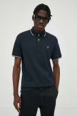 Бавовняне поло Marc O'Polo колір синій однотонний (3386593)