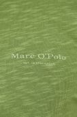 Бавовняне поло Marc O'Polo колір зелений меланж