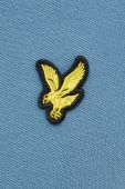 Поло Lyle & Scott чоловічий однотонний колір блакитний