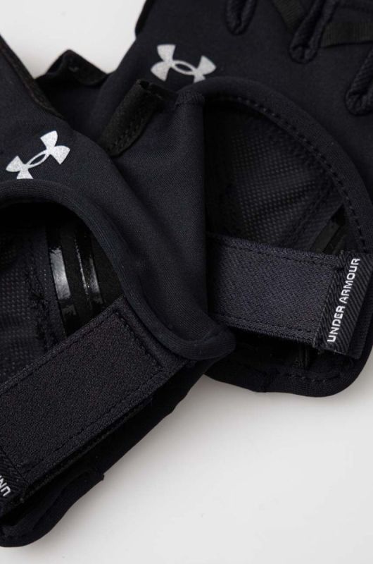 Рукавички Under Armour жіночі колір чорний фото 2