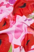 Шарф Desigual жіночий колір рожевий візерунок