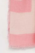 Хустка з домішкою вовни BOSS колір рожевий візерунок (3082248)