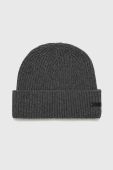 Шапка і шарф BOSS колір сірий