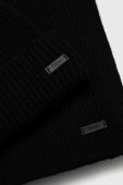 Шапка і шарф Boss колір чорний