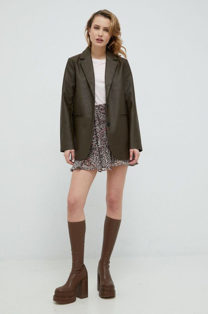 Спідниця Guess mini розкльошена колір барвистий (2896678) фото 2