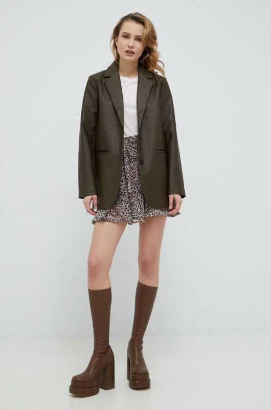 Спідниця Guess mini розкльошена колір барвистий (2896678) фото 2