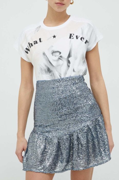 Спідниця Guess mini пряма колір блакитний (2947903) Спідниця Guess mini пряма колір блакитний (2947903)