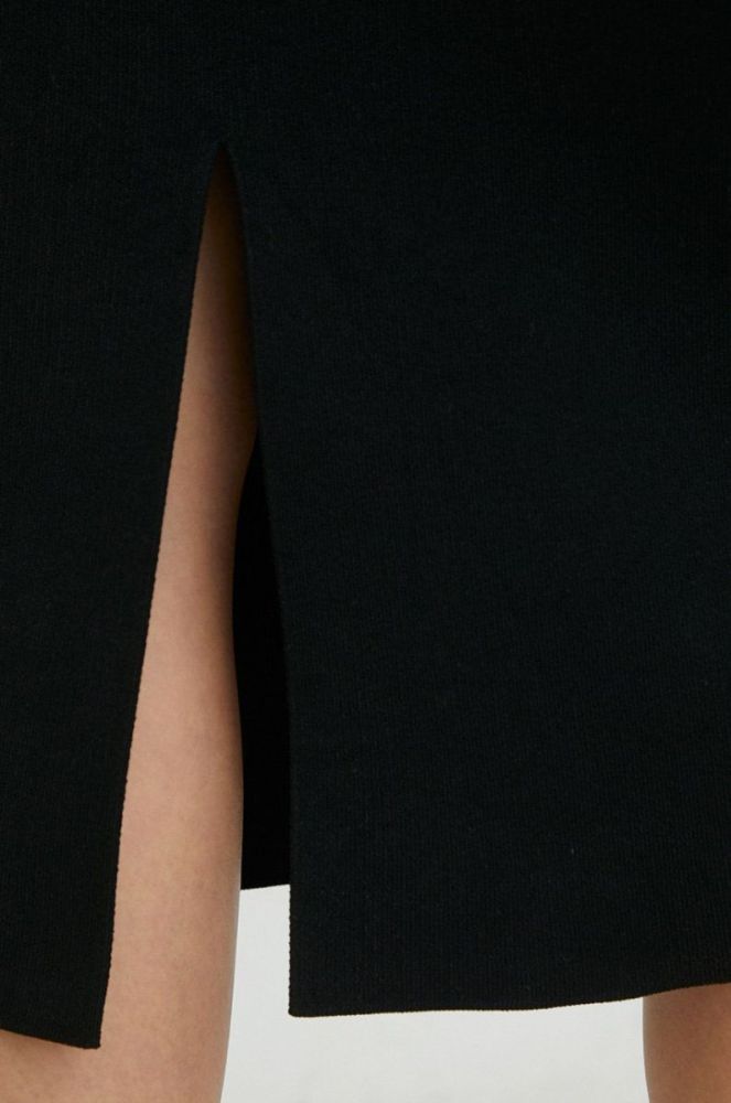 Спідниця Victoria Beckham колір чорний mini олівець фото 4
