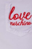 Джинсова спідниця Love Moschino колір фіолетовий mini олівець