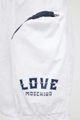 Спідниця Love Moschino колір білий mini пряма Спідниця Love Moschino колір білий mini пряма