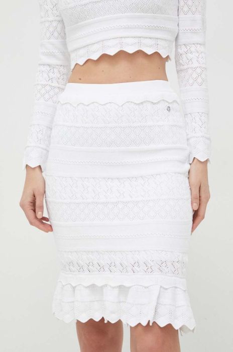 Спідниця Guess колір білий mini олівець Спідниця Guess колір білий mini олівець