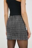 Спідниця Gestuz колір чорний mini пряма
