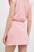 Спідниця Guess колір рожевий mini пряма (3019683)