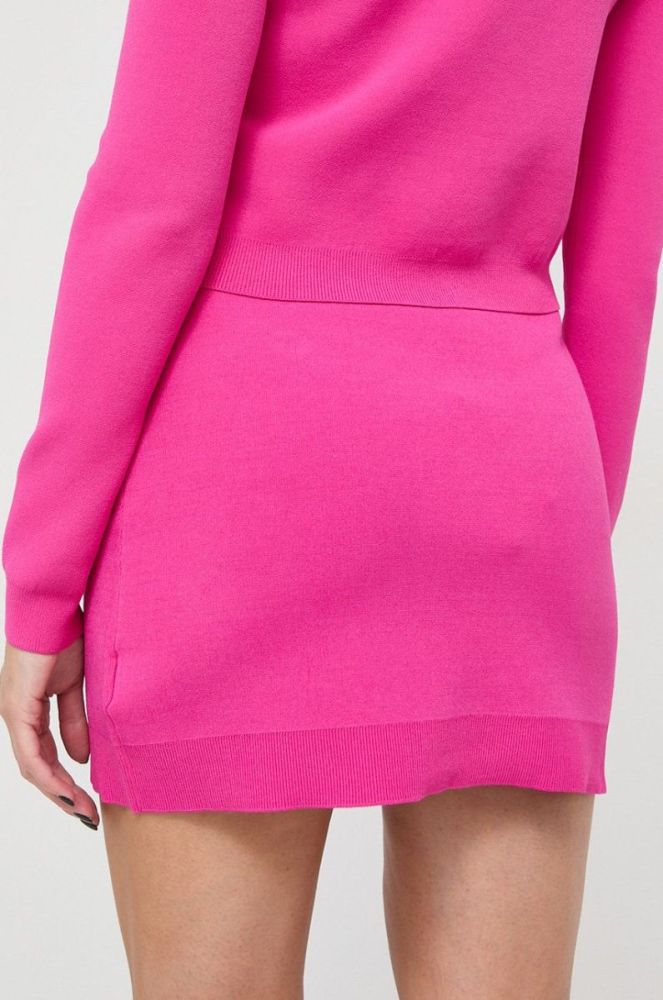 Спідниця MICHAEL Michael Kors колір рожевий mini олівець фото 3