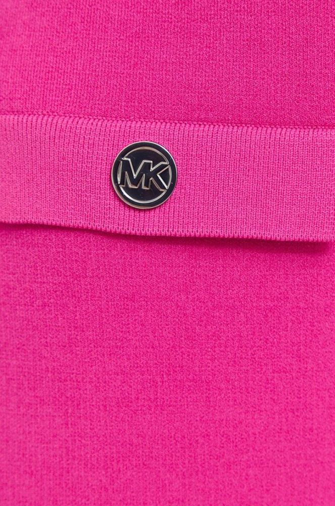 Спідниця MICHAEL Michael Kors колір рожевий mini олівець фото 4