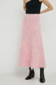 Спідниця By Malene Birger колір рожевий maxi олівець