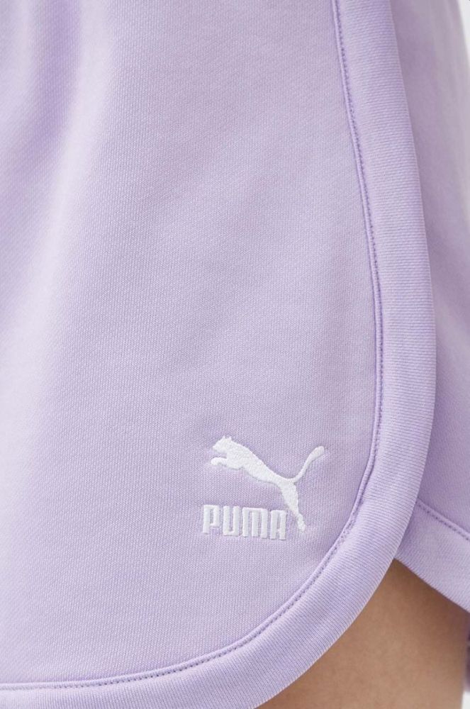 Спідниця Puma колір фіолетовий mini пряма фото 4