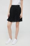 Спідниця Dkny колір чорний mini розкльошена (2874044) Спідниця Dkny колір чорний mini розкльошена (2874044)