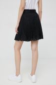 Спідниця Dkny колір чорний mini розкльошена (2874044)