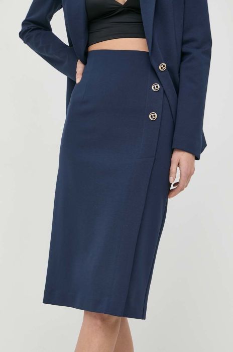 Спідниця Twinset колір синій mini олівець Спідниця Twinset колір синій mini олівець