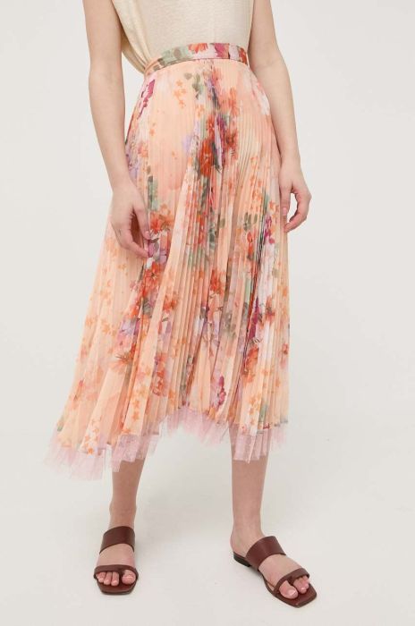 Спідниця Twinset maxi розкльошена колір барвистий (3222292)