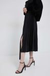 Спідниця Dkny колір чорний midi розкльошена (3117399) Спідниця Dkny колір чорний midi розкльошена (3117399)