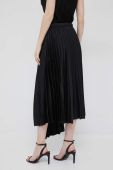 Спідниця Dkny колір чорний midi розкльошена (3117399)