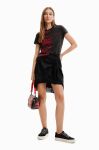 Спідниця Desigual колір чорний mini пряма (3031410) Спідниця Desigual колір чорний mini пряма (3031410)