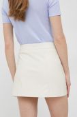 Спідниця Sisley колір бежевий mini пряма