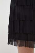 Спідниця Sisley колір чорний mini розкльошена