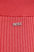 Спідниця BOSS колір червоний midi олівець