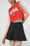 Спідниця Tommy Jeans колір чорний mini розкльошена (2996675) Спідниця Tommy Jeans колір чорний mini розкльошена (2996675)