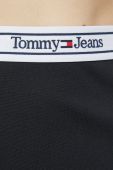 Спідниця Tommy Jeans колір чорний mini розкльошена (2996675)