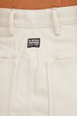 Спідниця G-Star Raw колір бежевий mini пряма