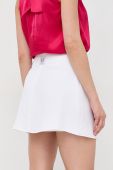 Спідниця Armani Exchange колір білий mini розкльошена
