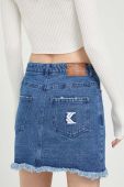 Джинсова спідниця Karl Kani колір синій mini олівець