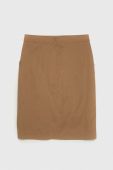 Спідниця Luisa Spagnoli Talent колір бежевий mini пряма