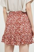 Спідниця Protest колір коричневий mini розкльошена