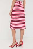 Спідниця MAX&Co. колір червоний midi олівець